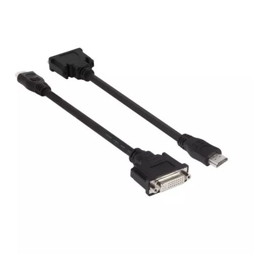 Club3D HDMI to DVI Cable 0,4m Fekete