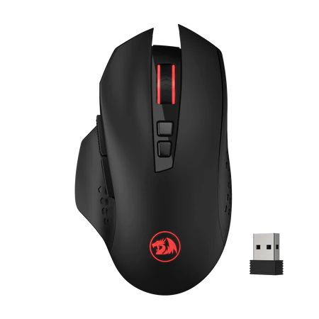 Redragon M656 Gainer Wireless Gaming Egér Fekete/Red