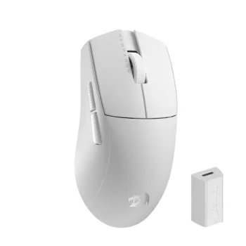 Redragon M916 PRO 4K Wireless Bluetooth Gaming Egér White