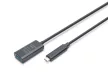 Digitus Active USB 3.2 Gen2 10G extension cable USB-C - USB-C 5m Fekete