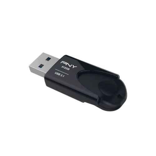 PNY 512GB Attaché 4 Flash Drive USB3.1 Fekete