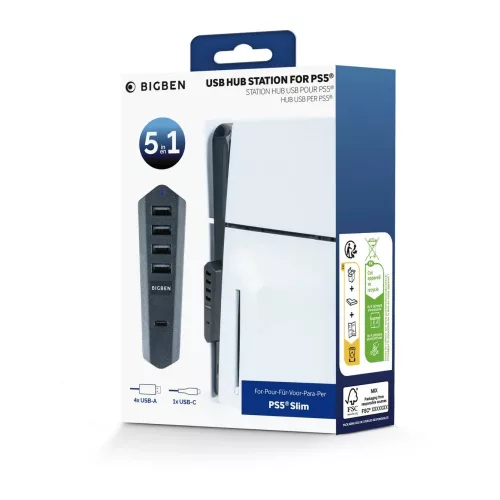 Bigben USB Hub PS5 Slim konzolokhoz