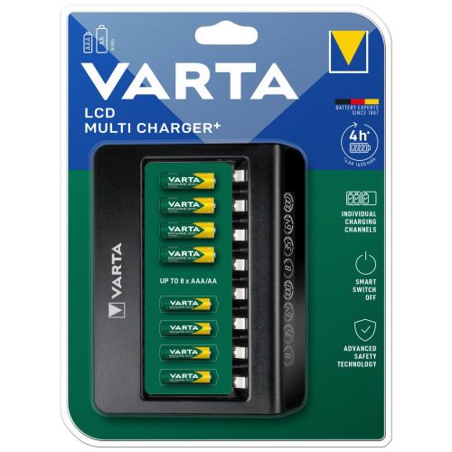 Varta LCD Multi Charger+ Fekete