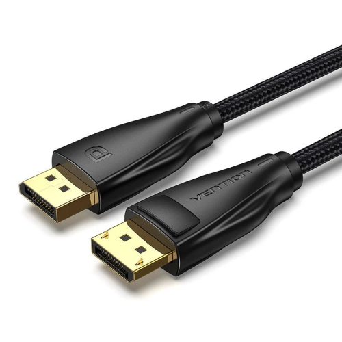 Vention Displayport/M to Displayport/M cable 1m Fekete