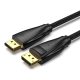 Vention Displayport/M to Displayport/M cable 1m Fekete