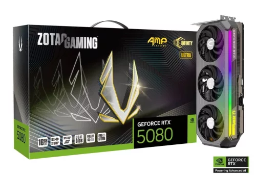 Zotac GeForce RTX5080 16GB DDR7 AMP Extreme Infinity Ultra Gaming