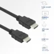 ACT HDMI 4K LSZH Premium High Speed cable v2.0 HDMI-A male to HDMI-A male 0,5m Fekete