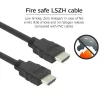 ACT HDMI 4K LSZH Premium High Speed cable v2.0 HDMI-A male to HDMI-A male 0,5m Fekete