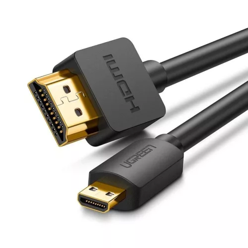 UGREEN HD127 Micro HDMI - HDMI 4K 3D Cable 1,5m Fekete