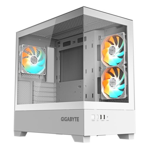 Gigabyte C201 Panoramic Ice Tempered Glass Fekete