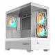 Gigabyte C201 Panoramic Ice Tempered Glass Fekete
