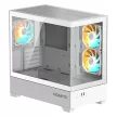 Gigabyte C201 Panoramic Ice Tempered Glass Fekete