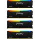 Kingston 128GB DDR4 3600MHz Kit(4x32GB) Fury Beast RGB