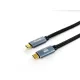 EQuip USB-C 3.2 Gen2 to USB-C 100W cable 3m Fekete