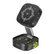 UGREEN Qi2 15W MagFlow 2-in-1 Wireless Charger Genshin Impact Edition Fekete