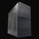 LC Power LC-2004MB-V3-ON Fekete