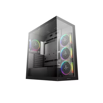 DeepCool CG580 4F V2 Tempered Glass Fekete