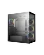 DeepCool CG580 4F V2 Tempered Glass Fekete