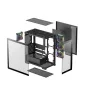 DeepCool CG580 4F V2 Tempered Glass Fekete