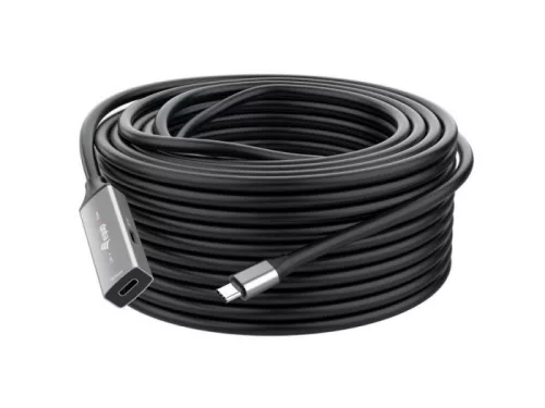 EQuip USB-C to C Active extension cable 5m Fekete
