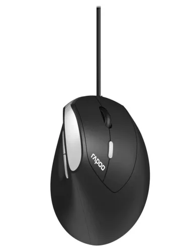 Rapoo EV200 Ergonomic Optical Egér Fekete