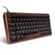 Sharkoon Skiller SGK50 S3 Wood PBT Gaming Billentyűzet Brown/Fekete US