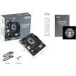 Asus Alaplap - Intel PRIME H610M-R D4 (H610, 2xDDR4 3200MHz, 4xSATA3, 1xM.2, HDMI+DVI+VGA)