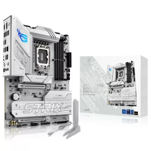 Asus Alaplap - Intel ROG STRIX B860-A GAMING WIFI s1851 (B860, 4xDDR5 8600+MHz, 4xSATA3, 4xM.2, HDMI+DP+Thunderbolt4)