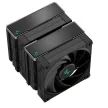 DeepCool CPU Cooler - AK620 ZERO DARK (28 dB; max, 117,21 m3/h; 4pin csatlakozó, 6 db heatpipe, 2x12cm, PWM)
