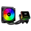 Rampage CPU Water Cooler - INFINITE V120 (Mágneses kijelző, 36,9dB max., 98,54 m3/h; 12cm, A-RGB LED, fekete)