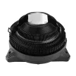Rampage CPU Cooler - RM-C03 COOLBLADE (max 28dB, 73,05 m3/h, 4 pin csatlakozó, 8cm, RGB LED)