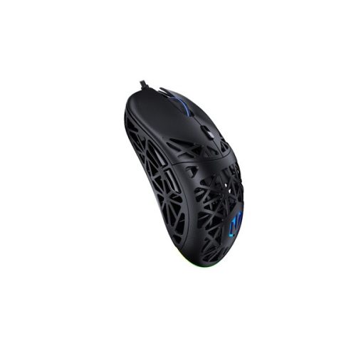 Endorfy Egér - LIV (Honeycomb, 8000 DPI, ARGB, PixArt PAW3311, optikai, 1,8m, fekete)