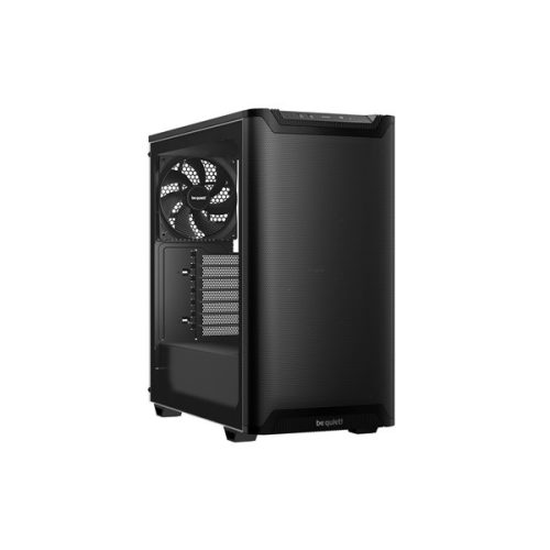 Be Quiet! Számítógépház - Pure Base 501 Airflow Window Fekete (ATX, edzett üveg oldallap, fekete)
