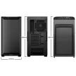 Be Quiet! Számítógépház - Pure Base 501 Airflow Window Fekete (ATX, edzett üveg oldallap, fekete)