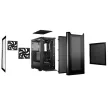 Be Quiet! Számítógépház - Pure Base 501 Airflow Window Fekete (ATX, edzett üveg oldallap, fekete)