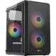 Formula Számítógépház - Air Mesh G4 Fekete (fekete, ablakos, 1x12cm venti, mATX, 1xUSB3.0, 1xUSB2.0)