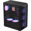 Formula Számítógépház - Air Power G1 Plus Fekete (fekete, ablakos, 6x12cm venti, mATX, 1xUSB3.0, 1xUSB2.0, 1xType-C)