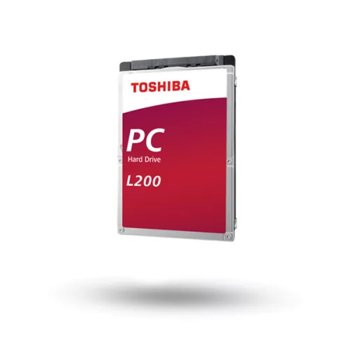 Toshiba Belső HDD 2.5" - L200 (SMR) Mobile 2TB (9,5mm; Bulk; notebookok, külső HDD házak; játékkonz; 128MB/5400RPM)