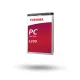 Toshiba Belső HDD 2.5" - L200 (SMR) Mobile 2TB (9,5mm; Bulk; notebookok, külső HDD házak; játékkonz; 128MB/5400RPM)