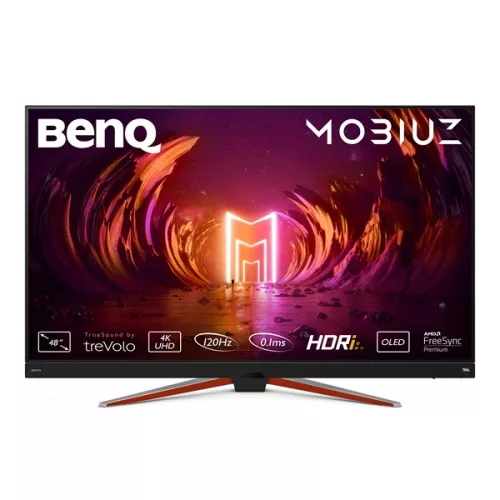 BenQ Monitor 48" - EX480UZ (IPS, 16:9, 3840x2160, 0,1ms, 450cd/m2, Type-C, 2xHDMI, 3xUSB-A, DP, HDR10, 120Hz)