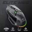 Spirit of Gamer Egér - ELITE-M60 Fekete (Optikai, 20000 DPI, 1000Hz, 9 programozható gomb, RGB, vezetékes, fekete)