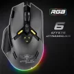 Spirit of Gamer Egér - ELITE-M60 Fekete (Optikai, 20000 DPI, 1000Hz, 9 programozható gomb, RGB, vezetékes, fekete)