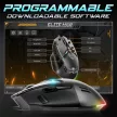 Spirit of Gamer Egér - ELITE-M60 Fekete (Optikai, 20000 DPI, 1000Hz, 9 programozható gomb, RGB, vezetékes, fekete)