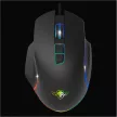 Spirit of Gamer Egér - PRO-M1 (Optikai, 8000DPI, 7 programozható gomb, harisnyázott kábel, fekete)