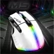 Spirit of Gamer Egér - PRO-M5 Arctic (Optikai, 12800DPI, 1000Hz, 8 gomb, harisnyázott kábel, fehér)