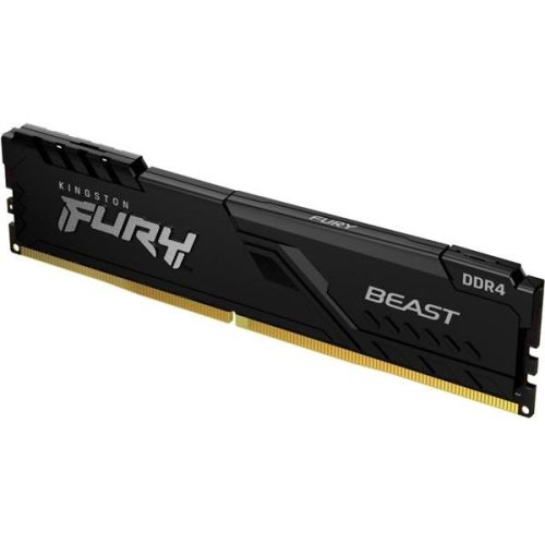 Kingston Memória Desktop - 16GB DDR4 Fury Beast Fekete (16GB, 3200MHz, CL16)