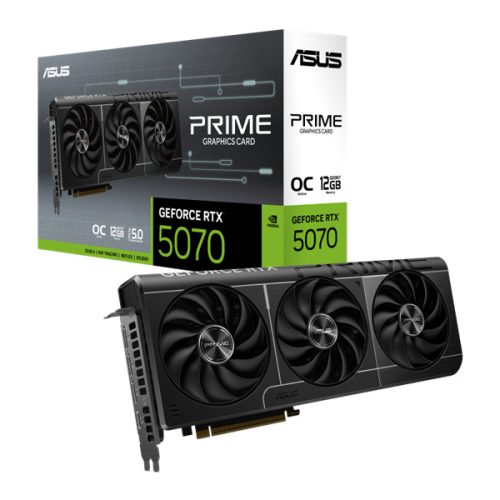 Asus Videokártya - nVidia PRIME-RTX5070-O12G (12288MB, GDDR7, 192bit, 1xHDMI, 3xDP)