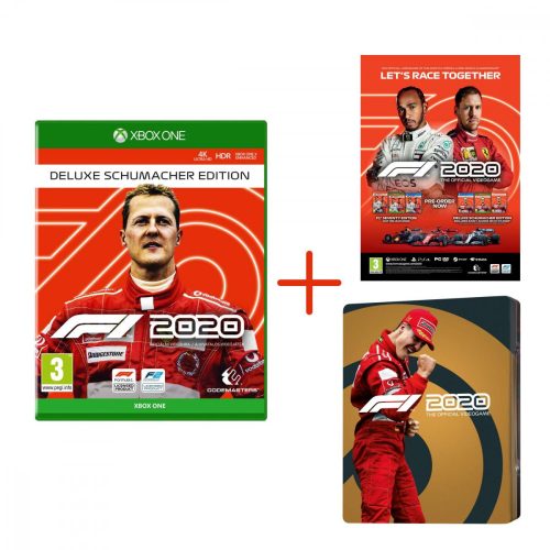 F1 2020 Michael Schumacher Deluxe Edition Xbox One + Ajándék Fémtok és poszter!