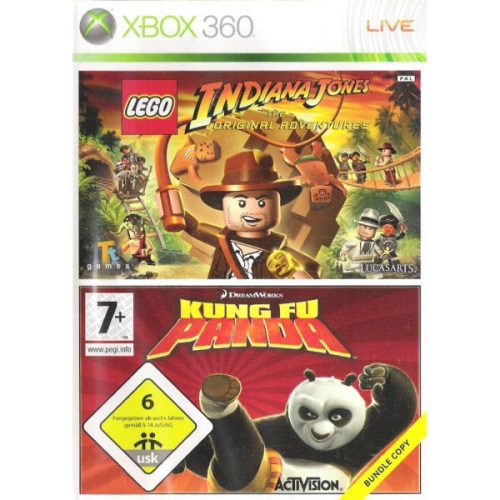 Lego Indiana Jones + Kung Fu Panda Xbox 360 (Double Pack) (használt)