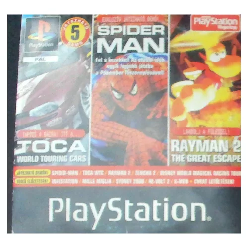TOCA World Touring Cars | Spider-Man | Rayman 2: The Great Escape PS1 DEMO lemez (használt)